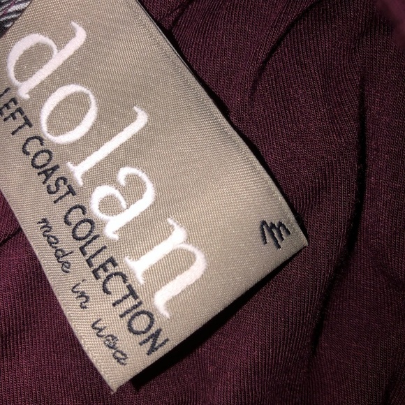 Dolan left coast collection by Anthropologie plum color top size medium - Picture 5 of 7
